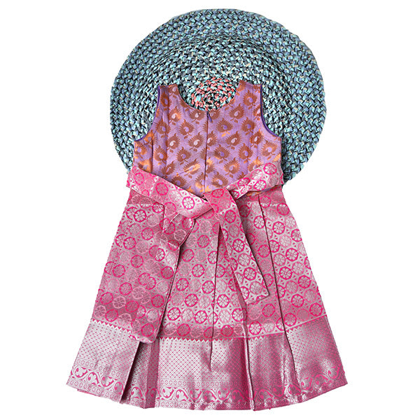 Pastel Pink/Purple Frock(Ready To Dispatch)